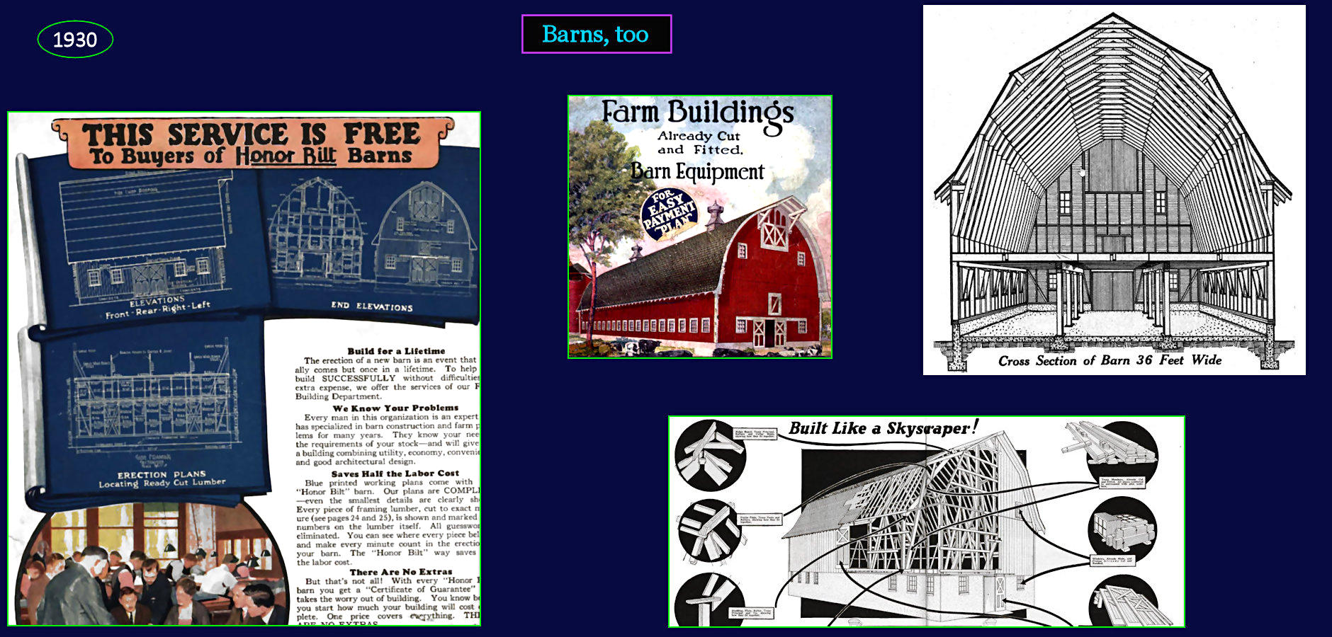Sears barn kits, 1930